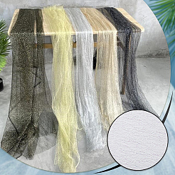 Glitter Polyester Mesh Fabric&nbsp;DIY-WH0661-46C