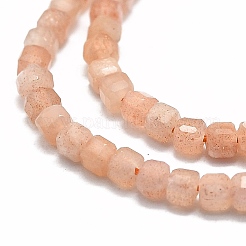 Natural Peach Moonstone Beads Strands&nbsp;G-E576-71