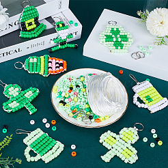DIY Saint Patrick's Day Keychain Making Kit&nbsp;DIY-SC0023-16