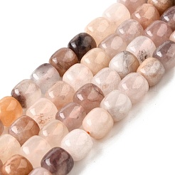 Natural Violet Strawberry Quartz Beads Strands&nbsp;G-U023-B01-01