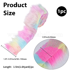 1Pc Artificial Wool Fabric for Christmas&nbsp;AJEW-GF0011-13C