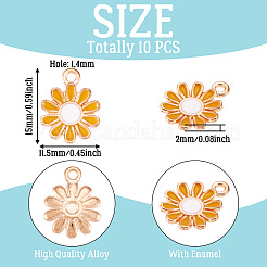 Alloy Enamel Charms&nbsp;PALLOY-TAC0009-57C