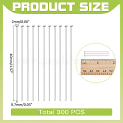 300Pcs 304 Stainless Steel Ball Head Pins&nbsp;STAS-ME0002-67