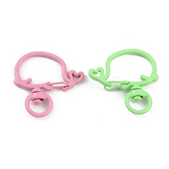 Spray Painted Alloy Swivel Lobster Clasps&nbsp;PALLOY-K004-02