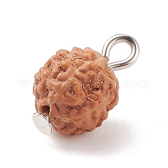 Undyed Natural Rudraksha Charms&nbsp;PALLOY-JF01583