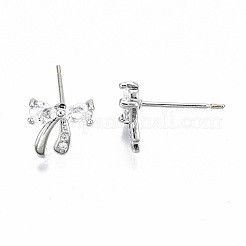Brass Stud Earrings&nbsp;KK-T062-43P-NF