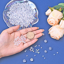 500Pcs 5 Styles Transparent Acrylic Beads&nbsp;MACR-YW0004-02