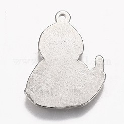 Tarnish Resistant 304 Stainless Steel Pendants&nbsp;STAS-Z012-16P