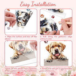 3 Sheets 3 Styles PVC Waterproof Decorative Stickers&nbsp;DIY-WH0404-092
