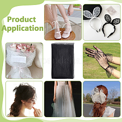 Polyester Mesh Fabric&nbsp;DIY-WH0698-011A