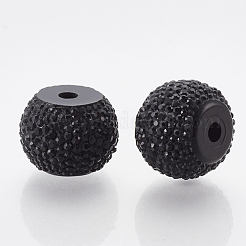 Resin Rhinestone Beads&nbsp;RESI-T020-02F-01