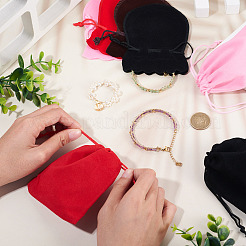 24Pcs 8 Styles Gourd & Rectangle Velvet Drawstring Packing Bags&nbsp;TP-TA0001-07A