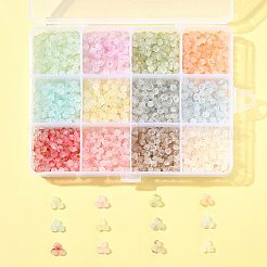 2400Pcs 12 Colors Frosted Glass Beads&nbsp;FGLA-FS0001-02