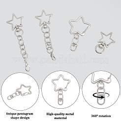 20Pcs 4 Styles Zinc Alloy Swivel Clasps&nbsp;FIND-SP0004-21
