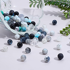 1080pcs 24 Style Glass Beads&nbsp;GLAA-PH0001-61