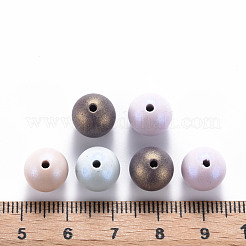 Spray Painted Acrylic Beads&nbsp;MACR-S373-43J