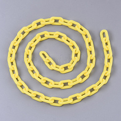 Opaque Acrylic Cable Chains&nbsp;X-SACR-N010-002K