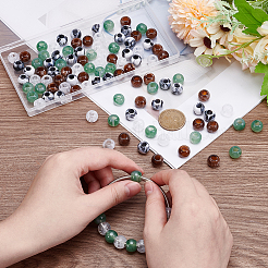 120Pcs 4 Colors Acrylic European Beads&nbsp;OACR-SP0002-26