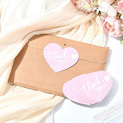 20Pcs Coated Paper Thank You Greeting Card&nbsp;DIY-YW0012-24C