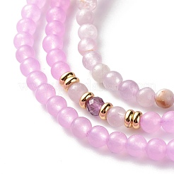 Stone Stretch Bracelets Set&nbsp;BJEW-JB07334