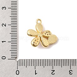 Valentine's Day Brass Micro Pave Clear Cubic Zirconia Pendants&nbsp;KK-Z160-07G