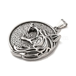 304 Stainless Steel Big Pendants&nbsp;STAS-D091-05AS