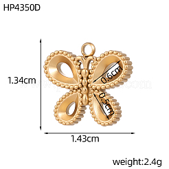 304 Stainless Steel Charms&nbsp;SA-OY001-48G