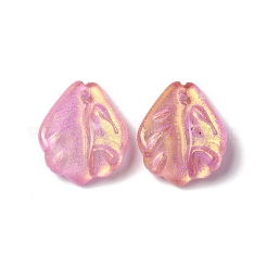 Mother's Day Dyed & Heated Glass Pendants&nbsp;GLAA-B009-03