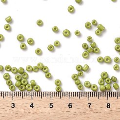 375G 15 Colors Baking Paint Glass Seed Beads&nbsp;SEED-JP0004-03-3mm