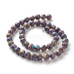 Natural Imperial Jasper Beads Strands&nbsp;G-I122-8mm-20