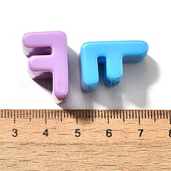 UV Plating Opaque Acrylic European Beads&nbsp;SACR-Z007-01F