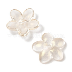 Transparent Spray Paint Glass Beads&nbsp;GLAA-Z011-07D