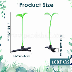 Bean Sprout Plastic Alligator Hair Clips&nbsp;PHAR-CP0001-20