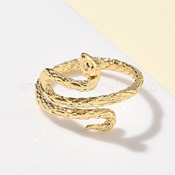 Brass Cuff Rings&nbsp;RJEW-Z101-03G