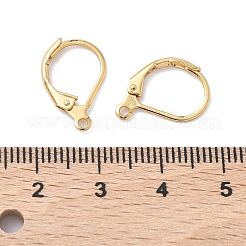 SHEGRACE Brass Leverback Earring Findings&nbsp;XGR0071G-48G