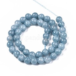 Dyed Natural Quartz Round Bead Strands&nbsp;X-G-R173-8mm-03
