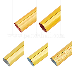 50Pcs 5 Styles PET Stamping Hot Foil Paper&nbsp;DIY-FH0006-17