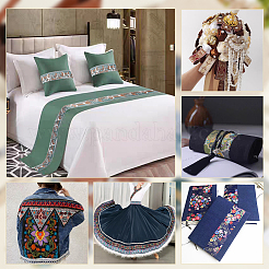 8M 4 Colors Japanese Style Wave Pattern Polyester Ribbon&nbsp;OCOR-PH0006-17