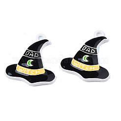 Spray Painted Alloy Enamel Pendants&nbsp;PALLOY-N164-004