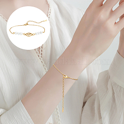 20Pcs 2 Colors 201 Stainless Steel Cable Chain Link Bracelet Making&nbsp;STAS-UN0047-16
