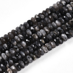 Natural Larvikite Beads Strands&nbsp;G-T141-46