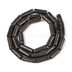 Natural Pyrite Beads Strands&nbsp;G-T141-76