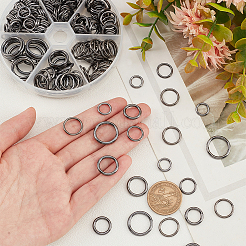 6 Styles Zinc Alloy Linking Rings&nbsp;FIND-PH0010-24