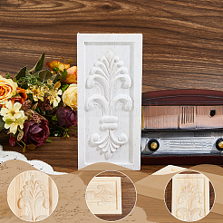 Rubber Wood Carved Onlay Applique&nbsp;AJEW-WH0609-129A