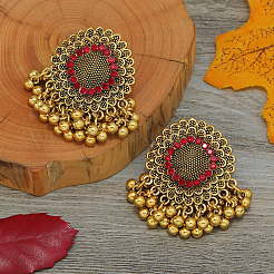 Alloy Flower Chandelier Earrings&nbsp;GG9850-2