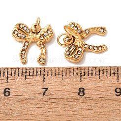304 Stainless Steel Rhinestone Pendants&nbsp;RB-CBA350D-05G-B