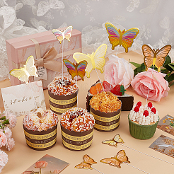12 Sets 3 Colors Butterfly Cake Topper Sets&nbsp;DIY-SC0024-76