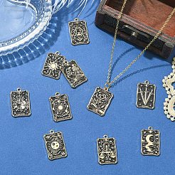 10Pcs 10 Styles Alloy Enamel Pendants&nbsp;ENAM-YW0005-50