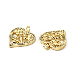 Brass Micro Pave Cubic Zirconia Pendants&nbsp;KK-E068-VB125