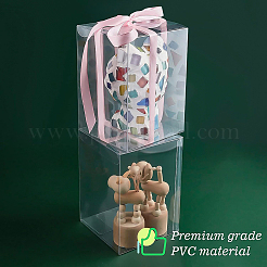 15Pcs Rectangle Transparent Plastic PVC Box Gift Packaging&nbsp;CON-BC0002-21A
